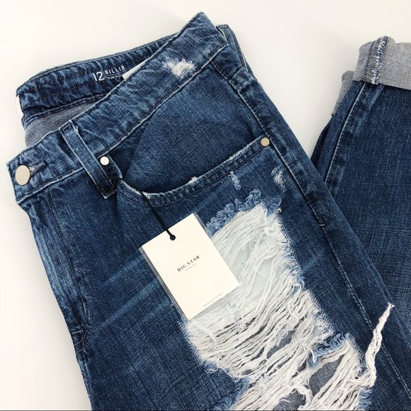 Big Star Denim - Big Star Billie Slim Slouch In Cloudburst